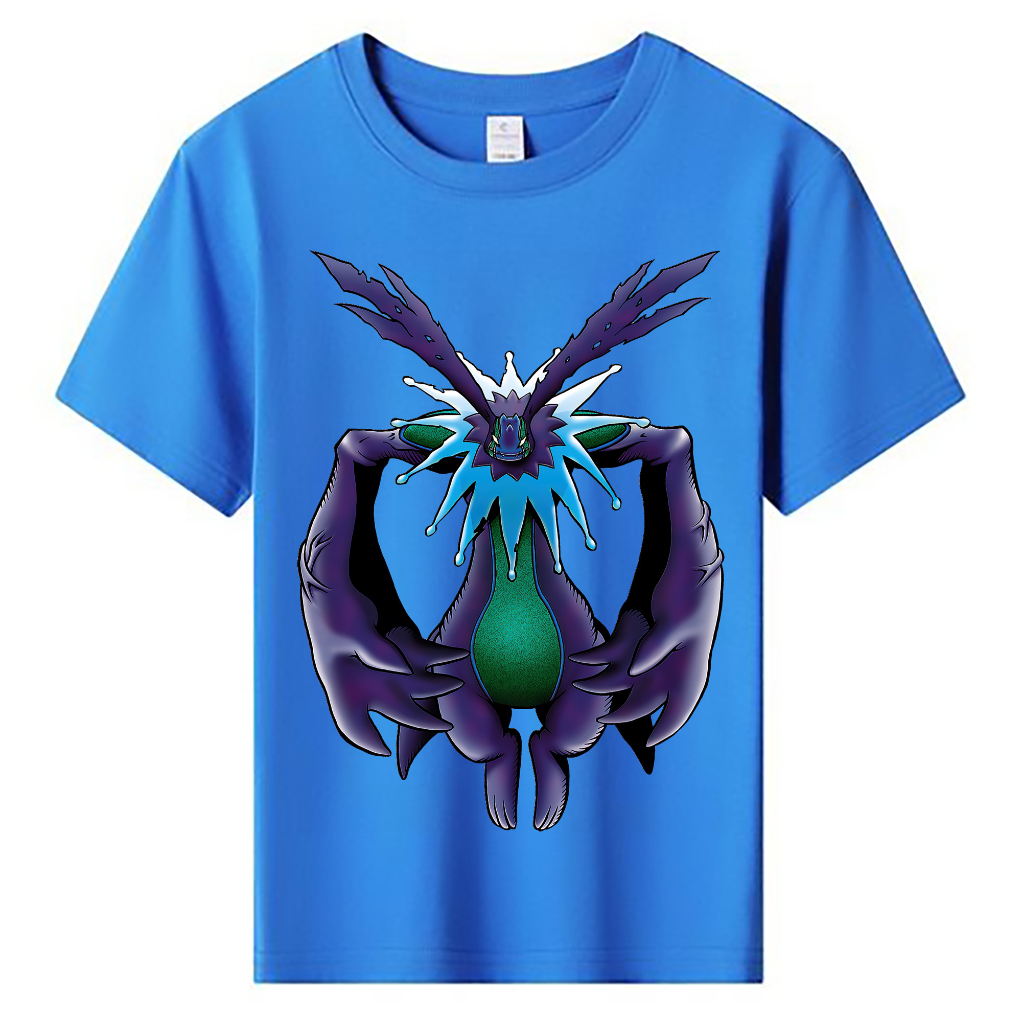 （画像用） Digimon デジタルモンスター/デジモン 綿100％キッズTシャツ（フロントプリント）